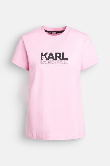 KARL LAGERFELD T-Shirt rosa