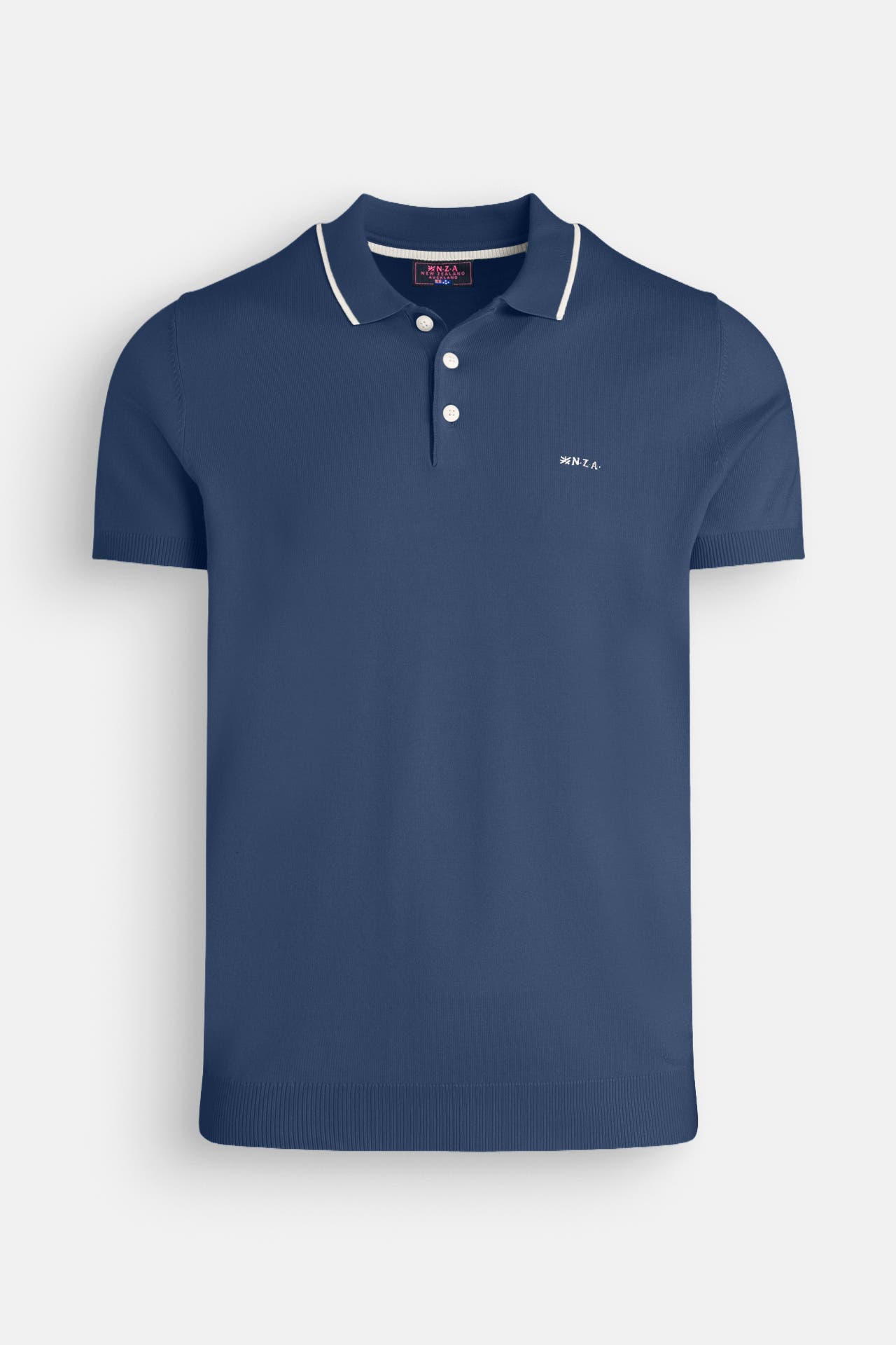 NEW ZEALAND AUCKLAND Strick-Poloshirt navy, Bild 1