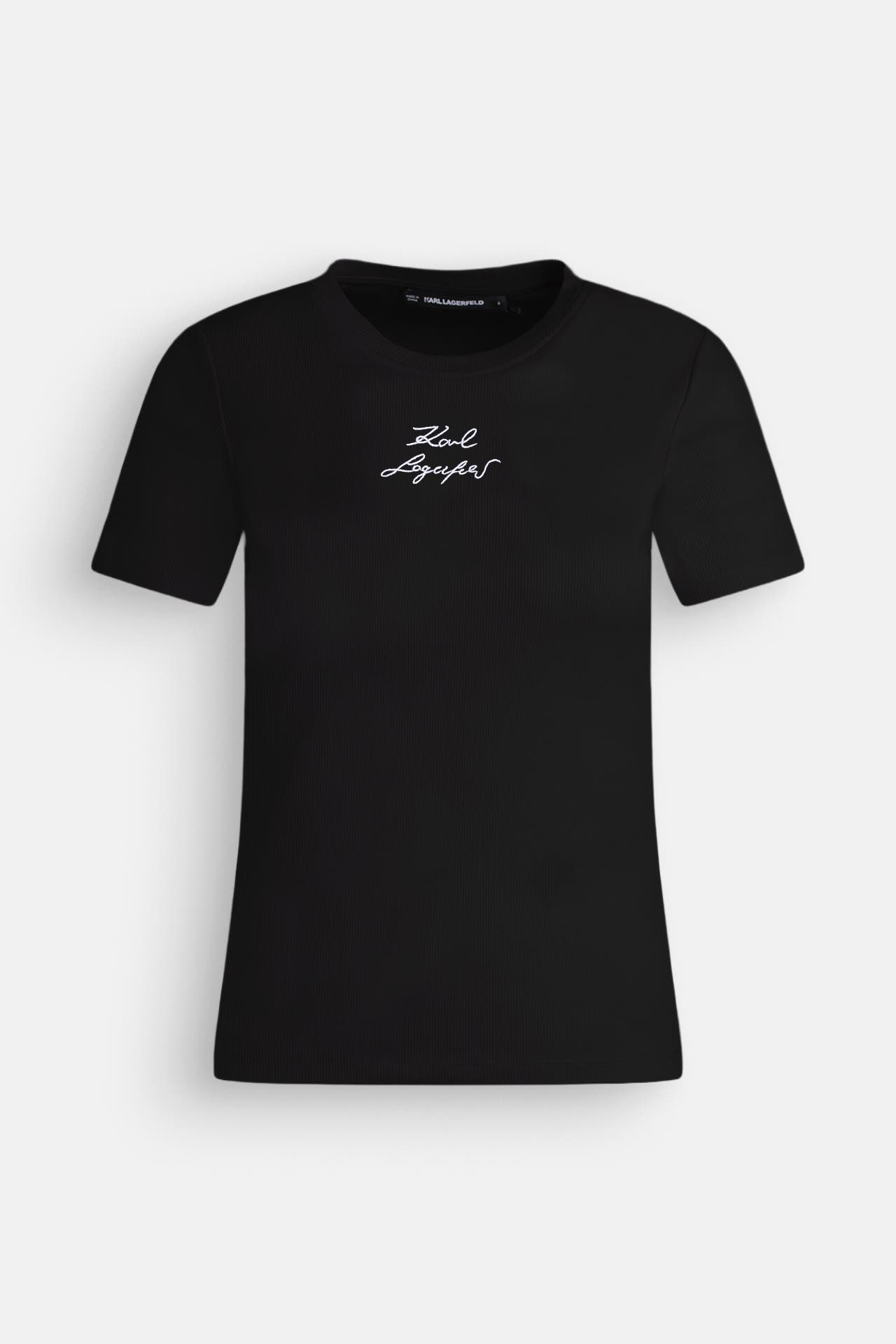 KARL LAGERFELD T-Shirt schwarz, Bild 1
