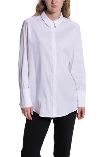COMMA, Casual-Bluse weiß