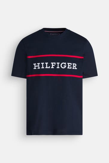 TOMMY HILFIGER T-Shirt 'Americana' nachtblau