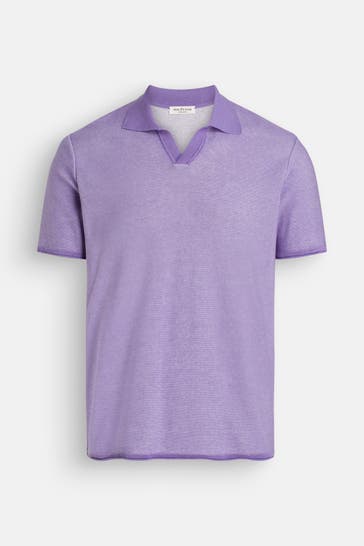 PHIL PETTER Strick-Polo lila