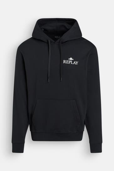 REPLAY Hoodie schwarz