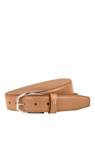 AIGNER - Ledergürtel hellbraun