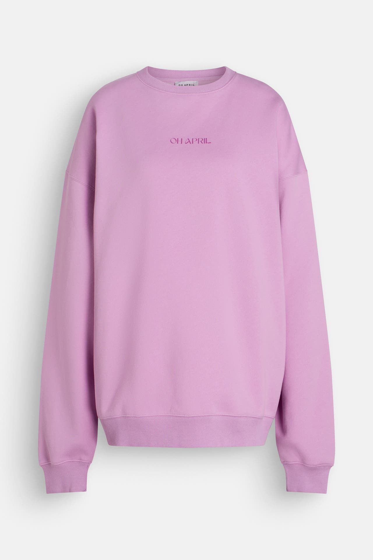 OH APRIL Sweatshirt 'Positive Bright' mauve, Bild 1
