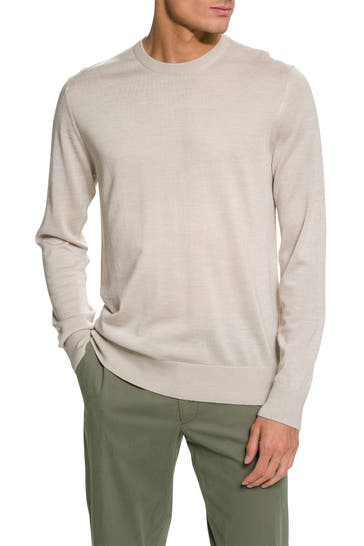 WINDSOR. Strickpullover 'Moreno-R' greige