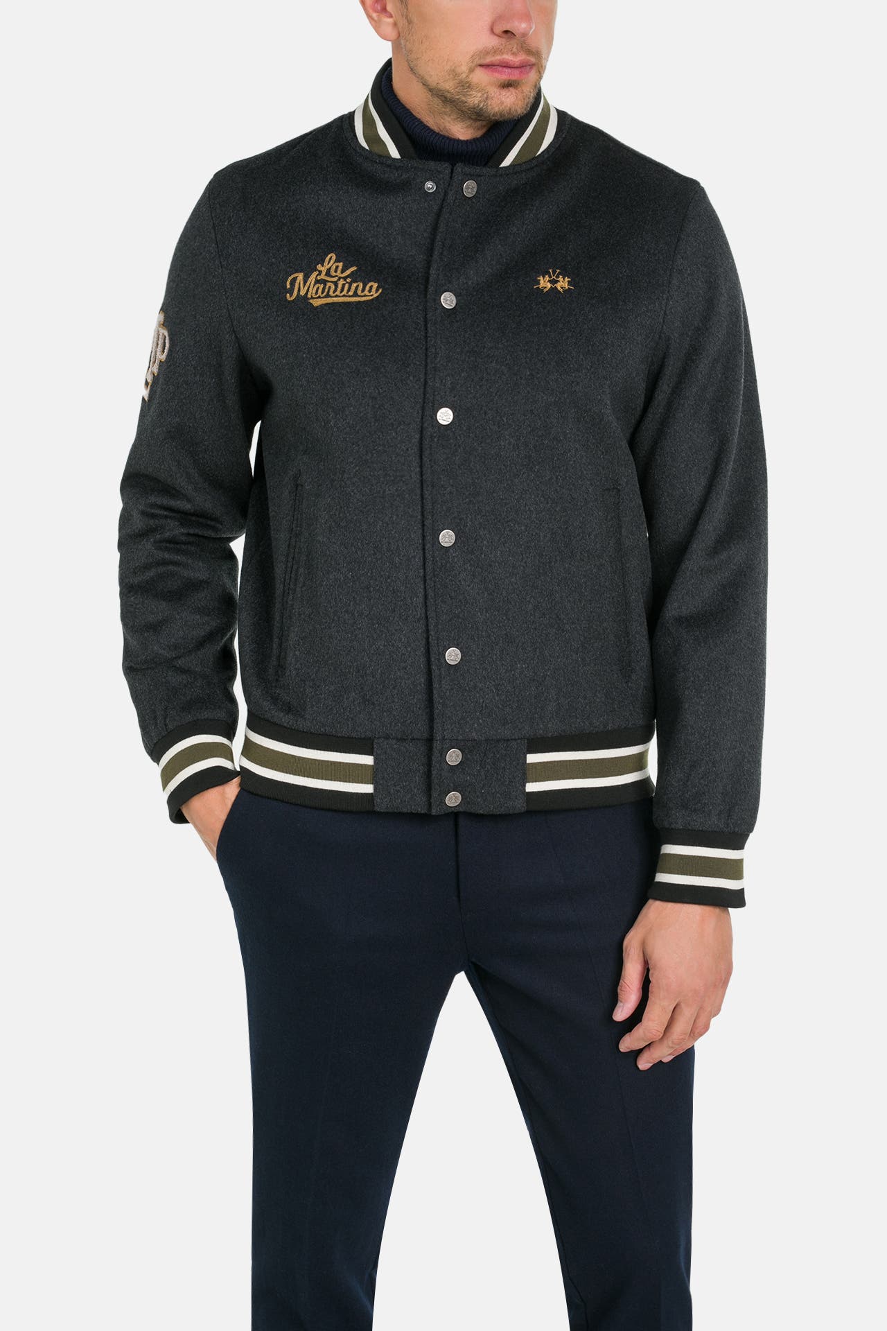 LA MARTINA Collegejacke dunkelgrau, Bild 1