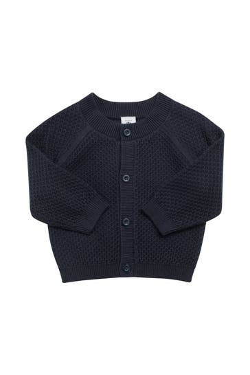 PETIT BATEAU Strickjacke dunkelblau