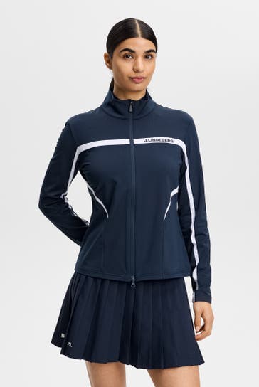 J.LINDEBERG 'Janice' Sweat Jacket, dark blue