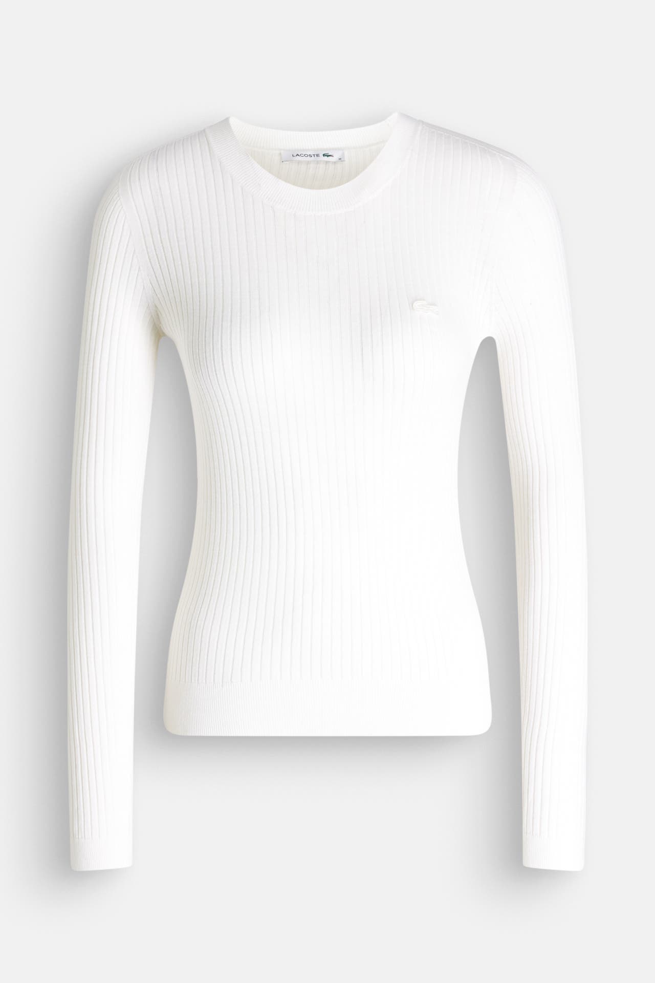LACOSTE Woll-Longsleeve ecru, Bild 1