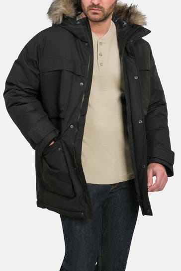 JACK & JONES Parka 'Star' schwarz
