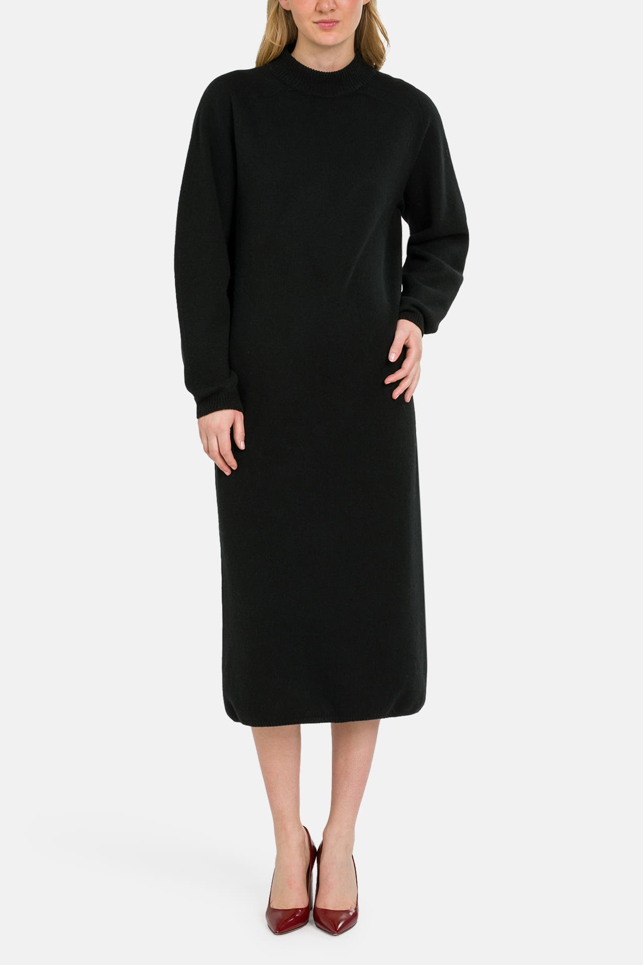 DRYKORN Wollkleid 'Antona' schwarz, Bild 1