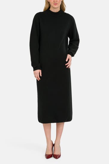 DRYKORN Wollkleid 'Antona' schwarz