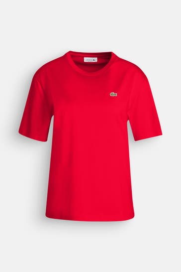 LACOSTE T-Shirt rot