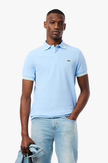 LACOSTE Polo-Shirt hellblau