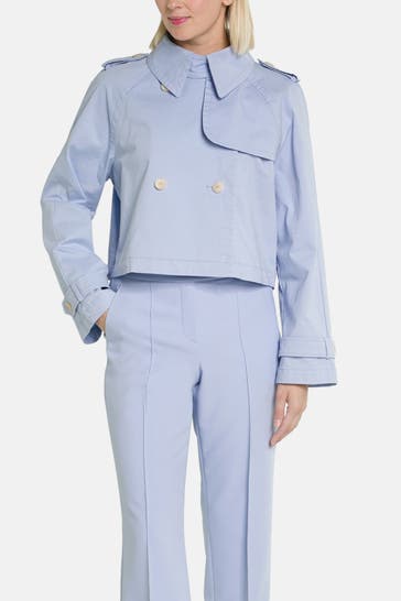 RIANI Trenchjacke hellblau