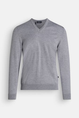 MAERZ MUENCHEN Wollpullover grau