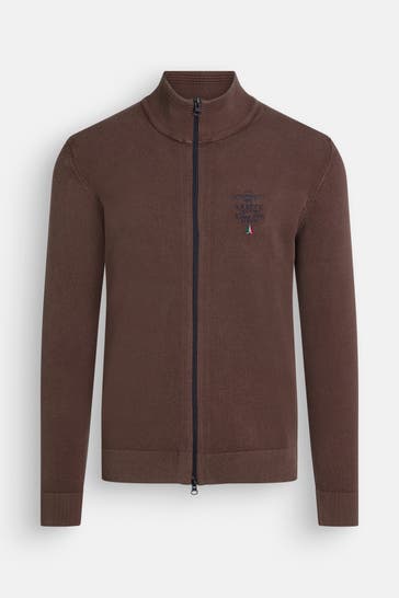 AERONAUTICA MILITARE Strickjacke braun