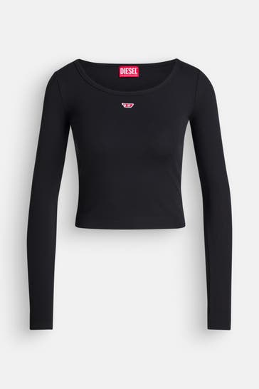 DIESEL Longsleeve schwarz