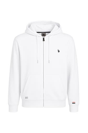 U.S. POLO ASSN. Sweatjacke weiß