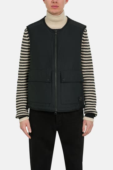 HUGO Weste 'Bontino' schwarz