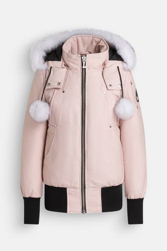 MOOSE KNUCKLES Daunenjacke 'Debbie Bomber' puderrosa