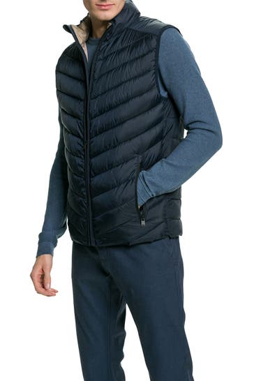 TOM TAILOR Light-Steppweste dunkelblau