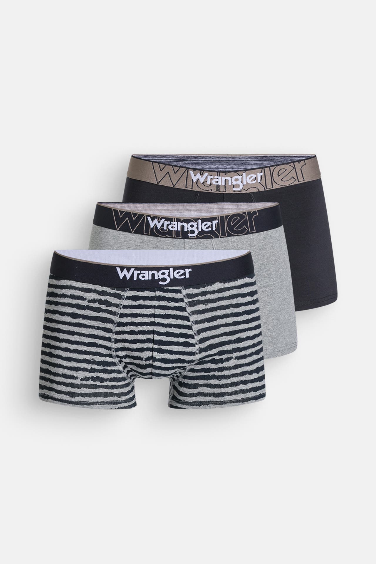 WRANGLER 3er-Pack Boxer Trunks 'Braham' mehrfarbig, Bild 1