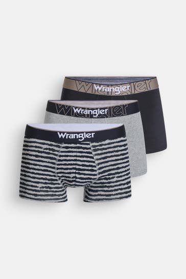 WRANGLER 3er-Pack Boxer Trunks 'Braham' mehrfarbig