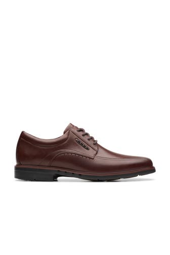 CLARKS Lederschnürer 'Kendric Way' rotbraun