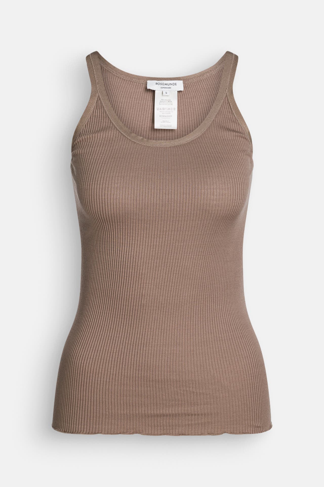 ROSEMUNDE Seidenmix-Top hellbraun, Bild 1