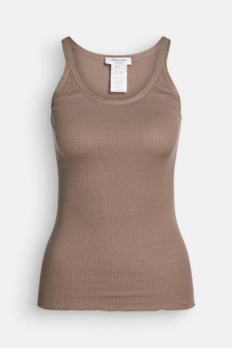 ROSEMUNDE Seidenmix-Top hellbraun