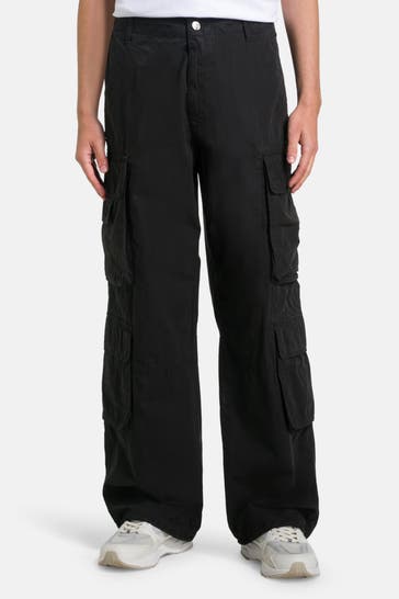 DIESEL Cargohose schwarz