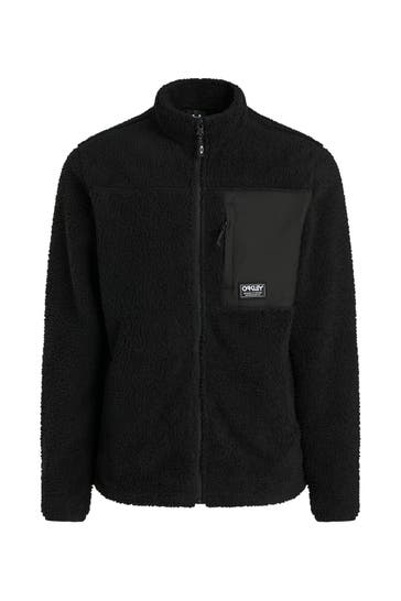 OAKLEY Fleecejacke 'Mountain Fire' schwarz