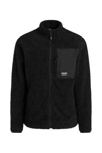 OAKLEY Fleecejacke 'Mountain Fire' schwarz