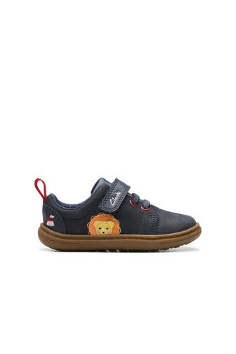 CLARKS Lauflernschuhe 'Flash Brill' navy