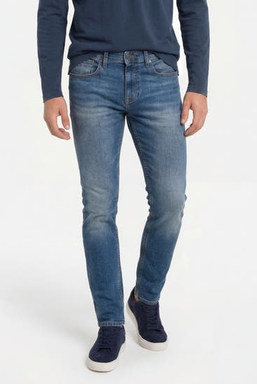TOMMY HILFIGER - Jeans slim azurblau