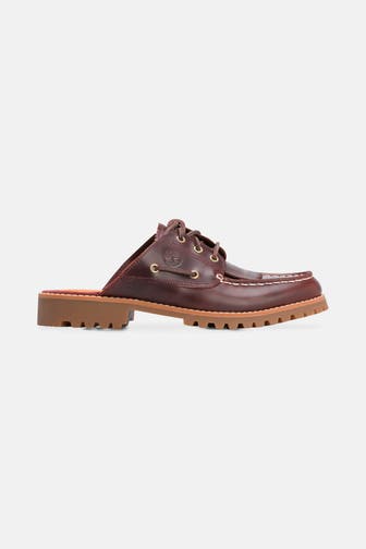 TIMBERLAND Leder-Slipper rotbraun