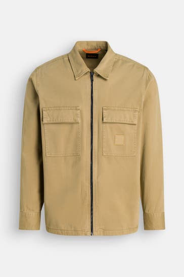 BOSS Übergangsjacke oliv