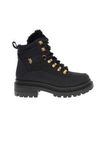 U.S. POLO ASSN. Winterstiefeletten schwarz