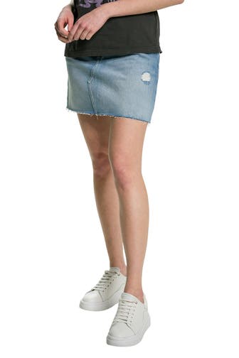 REPLAY Jeansrock hellblau