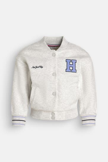 TOMMY HILFIGER Collegejacke grau