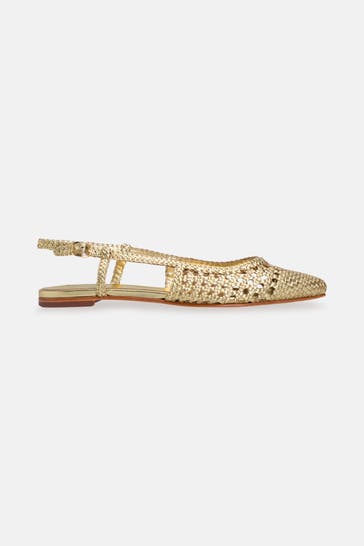 MELVIN & HAMILTON Sling-Ballerinas 'Fiora' gold