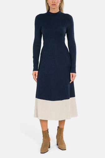 TOMMY HILFIGER Strickkleid mehrfarbig