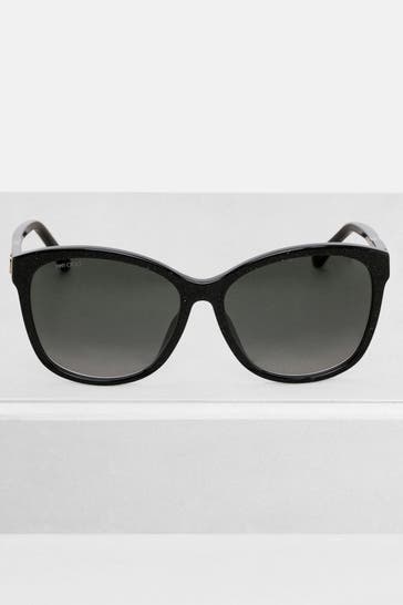 JIMMY CHOO Sonnenbrille 'Lidie/F' schwarz