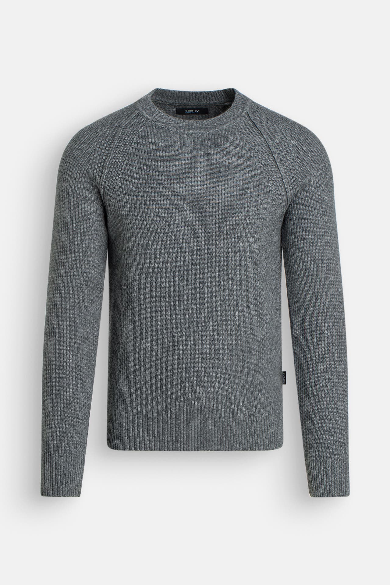 REPLAY Wollmix-Pullover dunkelgrau, Bild 1