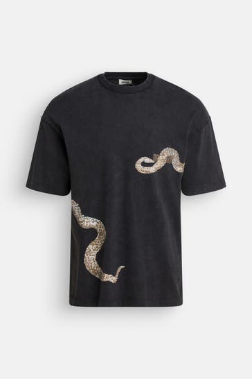 DRYKORN T-Shirt 'Raphael' dunkelgrau