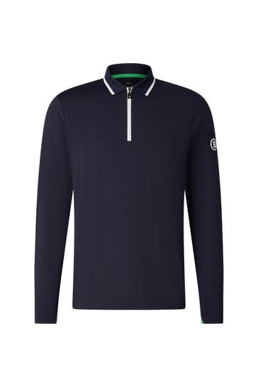 BOGNER Langarm-Polo 'Jonah' navy