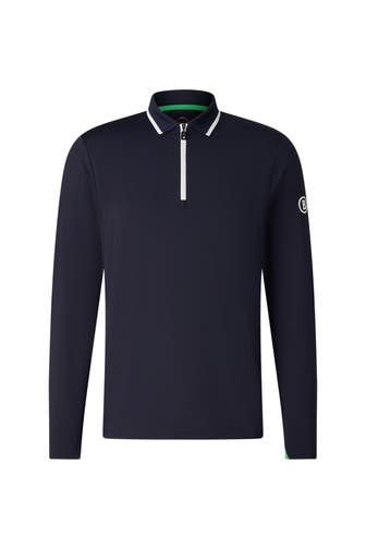 BOGNER Langarm-Polo 'Jonah' navy