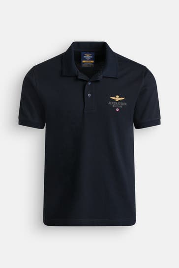 AERONAUTICA MILITARE Polo-Shirt dunkelblau